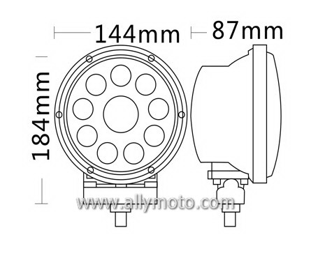 42W Cree LED Driving Light Work Light 1059